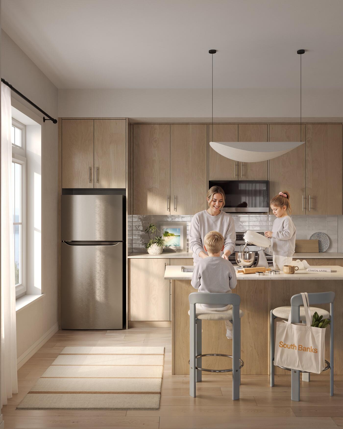 Kitchen in finish palette A